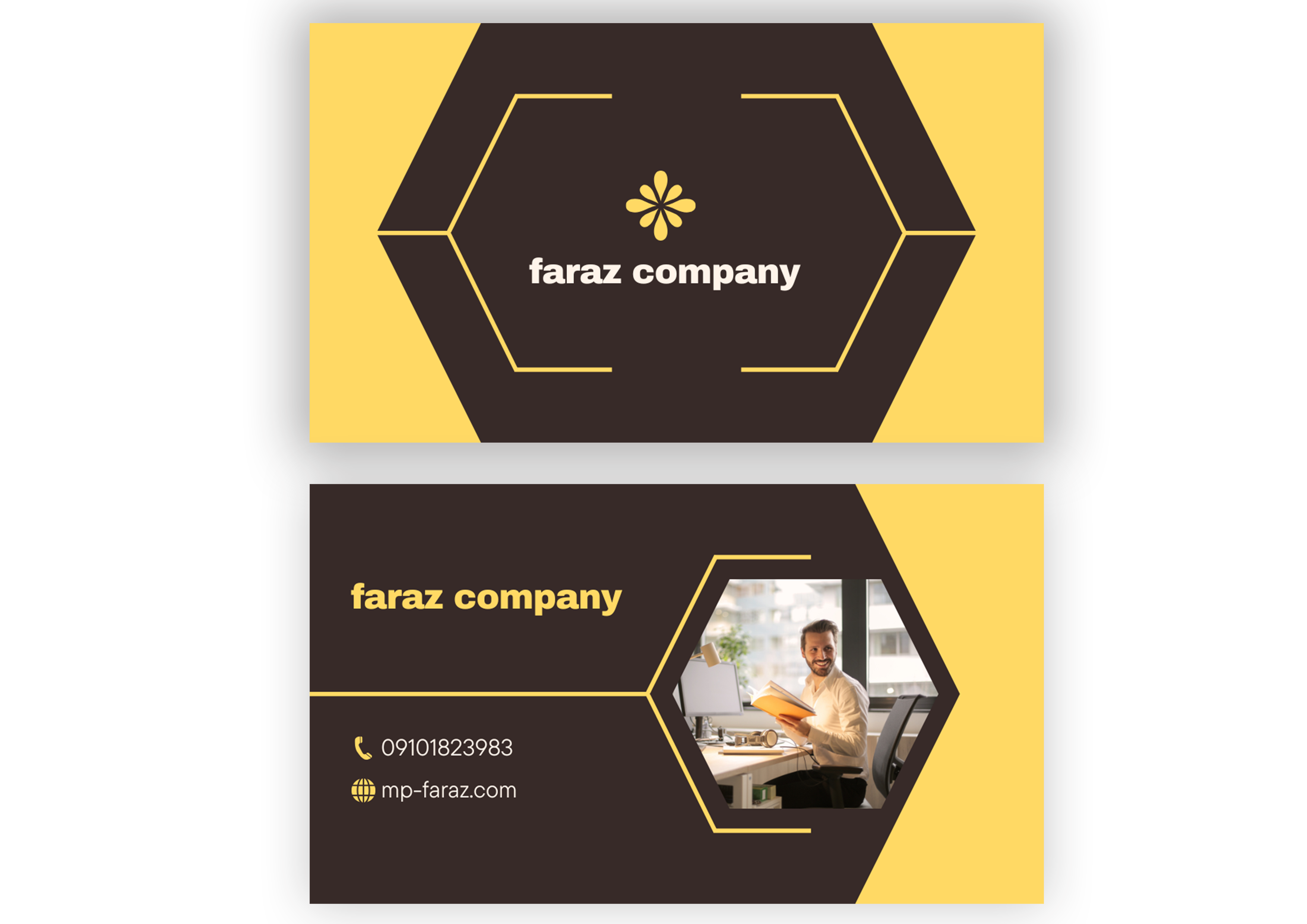 نمونه کارت ویزیت